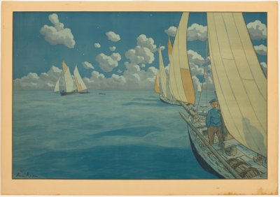 natt till havs av Henri Rivière