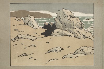 Den vandrande juden: Baksida av Henri Rivière