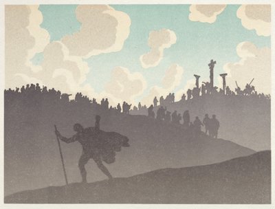 The Wandering Jew: The Desert: The Crucifixion av Henri Rivière