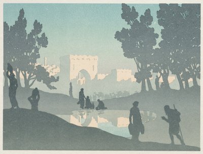 Den vandrande juden: Gamla staden av Henri Rivière