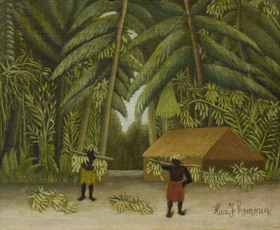 Bananskörd, 1907-10 av Henri Rousseau
