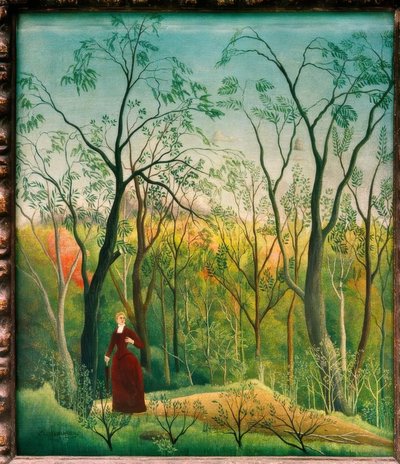 Promenaden i skogen av Henri Rousseau
