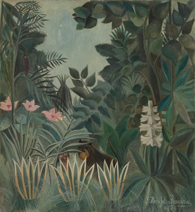 Ekvatorialdjungeln av Henri Rousseau