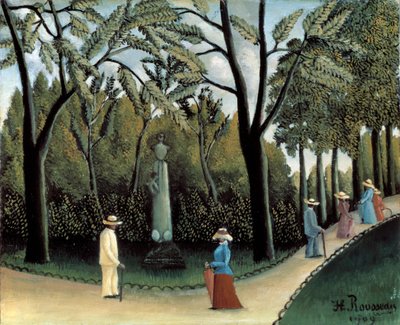Luxemburgs trädgård, Monument till Chopin, 1909 av Henri Rousseau