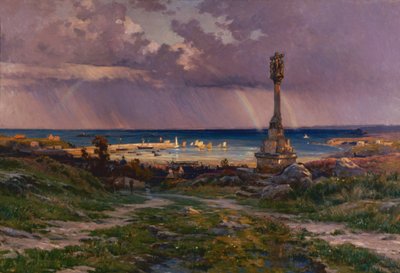 Efter stormen i Portrieux av Henri Saintin