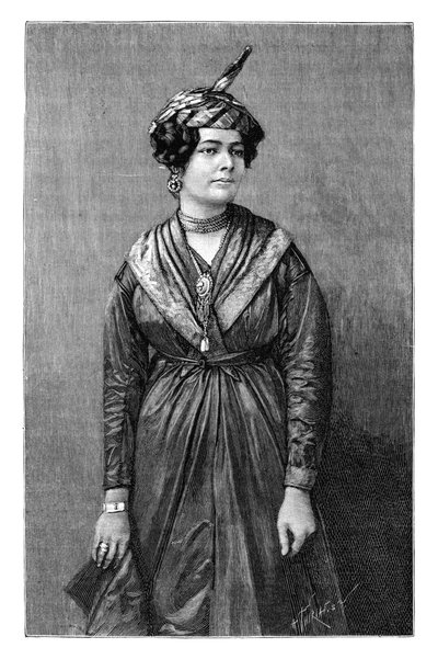 En kreolskvinna på Martinique, c1890 av Henri Thiriat