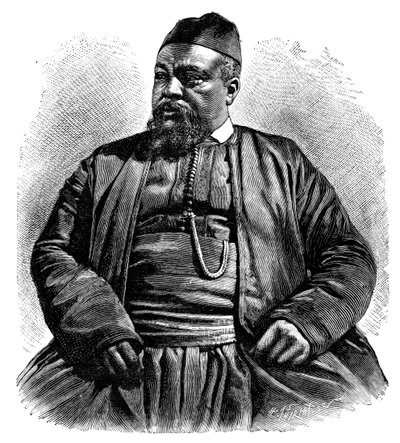 Mulai Tayeb, sheriffen i Wezzan, Nordafrika, 1895. av Henri Thiriat