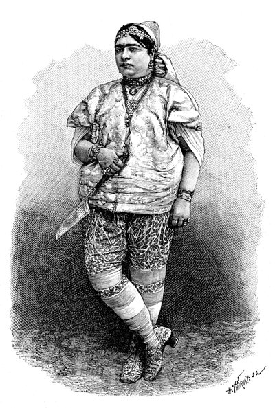 Tunisisk judinna, ca 1890 av Henri Thiriat