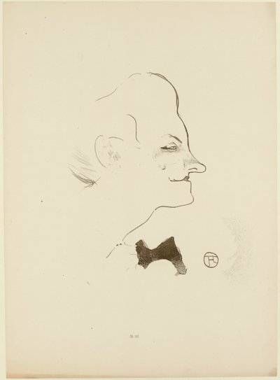 Yvette Guilbert, 1893. av Henri Toulouse Lautrec de