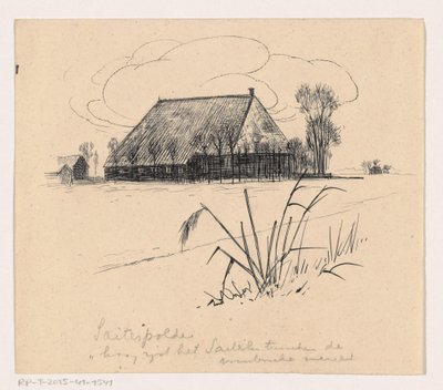 Ladugård i Saiterpoldern av Henri Verstijnen