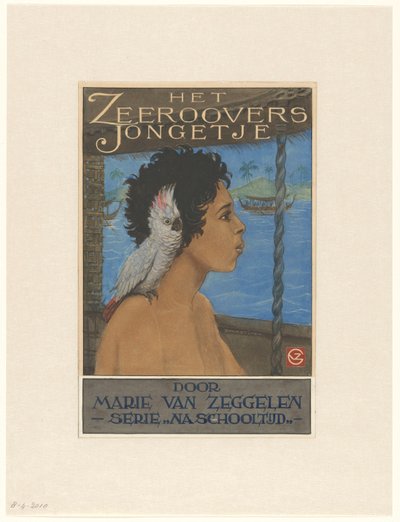 Titelsida för The Pirates Boy av Marie van Zeggelen av Henri Verstijnen