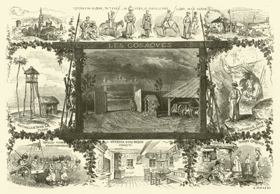 Ryssland (gravyr) av Henri de (after) Montaut