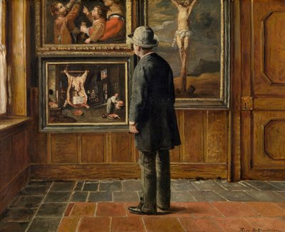 Målningar i "Terninckgesticht" i Antwerpen (olja på duk) av Henri de Braekeleer