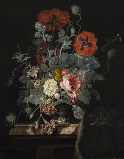 Blomsterstilleben, 1665 av Henri de Fromantiou