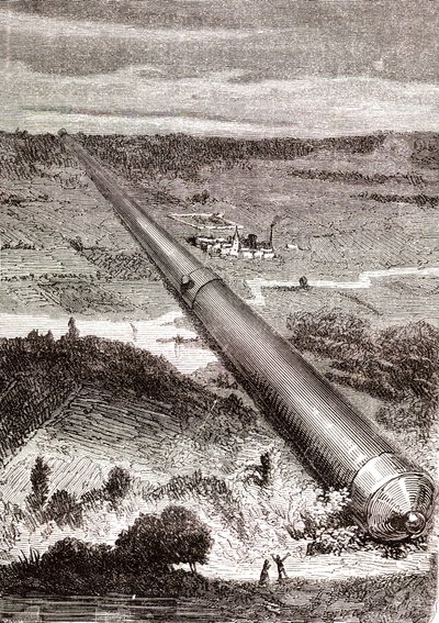 Den gigantiska rymdpistolen från J.T. Maston av Henri de Montaut