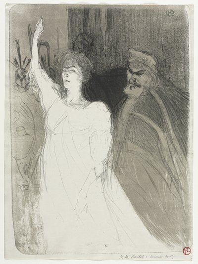 En furstlig idyl, Clara Ward av Henri de Toulouse-Lautrec