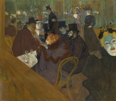 Vid Moulin Rouge av Henri de Toulouse Lautrec