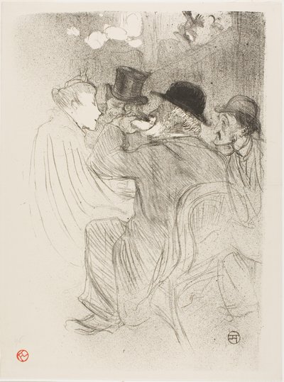 På Moulin Rouge: A Rude! En riktig oförskämd! av Henri de Toulouse-Lautrec