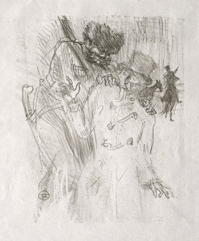 Vid foten av Sinai: Gripande av Schlomé Fuss av Henri de Toulouse-Lautrec