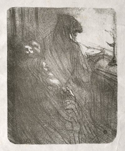 Vid foten av Sinai: De polska judarnas bön av Henri de Toulouse-Lautrec