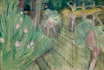 Balettscen av Henri de Toulouse Lautrec