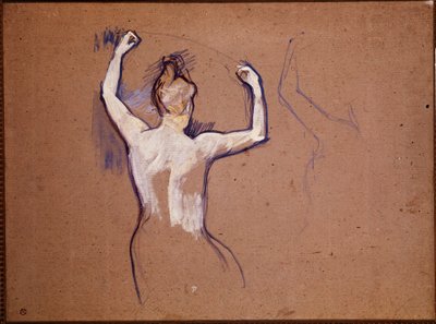 Ballet de Papa Chrysanthme (Studie för en av de utvalda dansarna) av Henri de Toulouse Lautrec