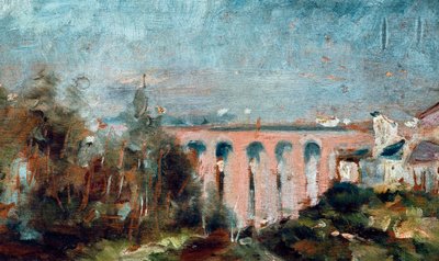 Castelviel viadukt i Albi av Henri de Toulouse Lautrec