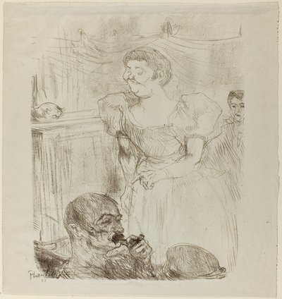 Di ti Fellow, engelsk sångare i en café-konsert av Henri de Toulouse-Lautrec