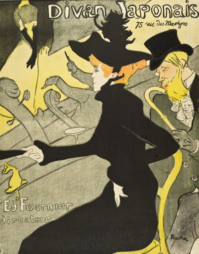 Divan Japonais av Henri de Toulouse-Lautrec