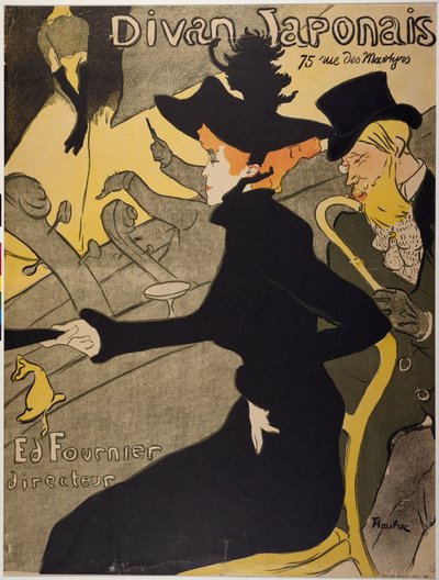 Divan Japonais av Henri de Toulouse-Lautrec