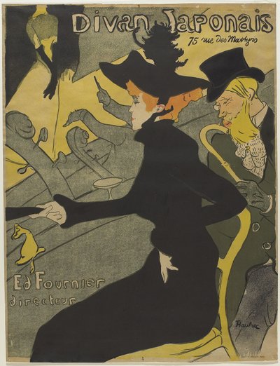 Japansk soffa av Henri de Toulouse Lautrec