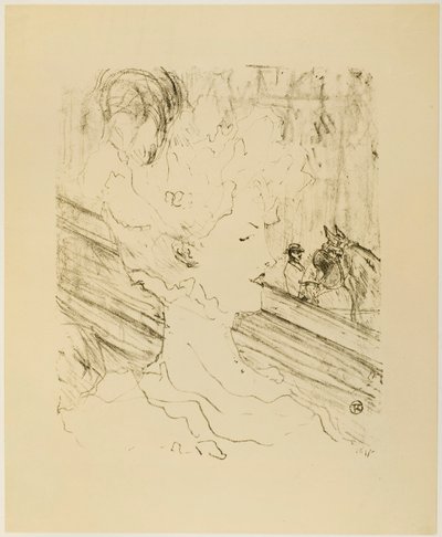 Emilienne d'Alençon, från tretton litografier av Henri de Toulouse-Lautrec