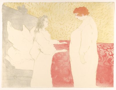 Stiga upp, ur "Elles" av Henri de Toulouse-Lautrec
