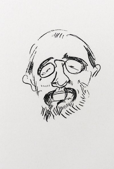 Henri Toulouse-Lautrec. Självporträtt. av Henri de Toulouse Lautrec