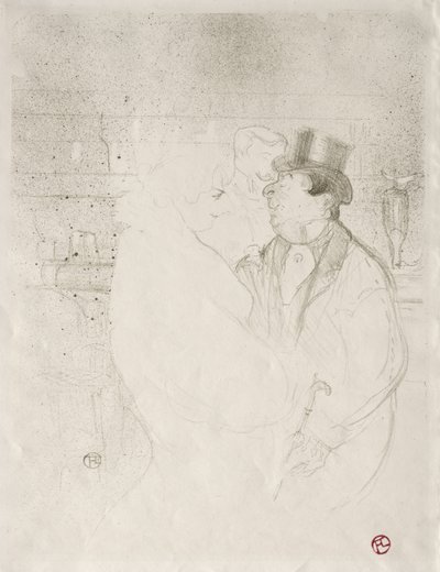 Ida Heath vid advokatstolen av Henri de Toulouse-Lautrec