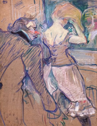 I Armenonville, på ett privat kontor av Henri de Toulouse-Lautrec