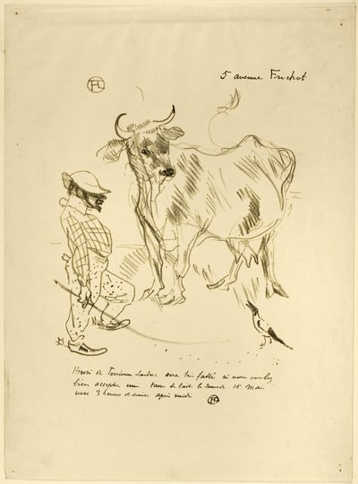 Inbjudan till ett glas mjölk av Henri de Toulouse-Lautrec