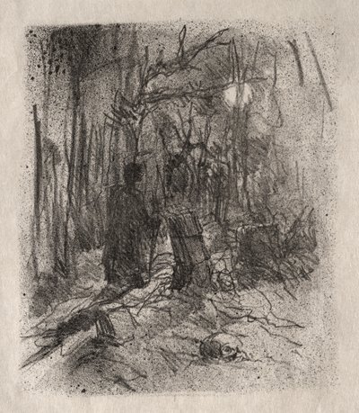 Busk kyrkogård av Henri de Toulouse-Lautrec