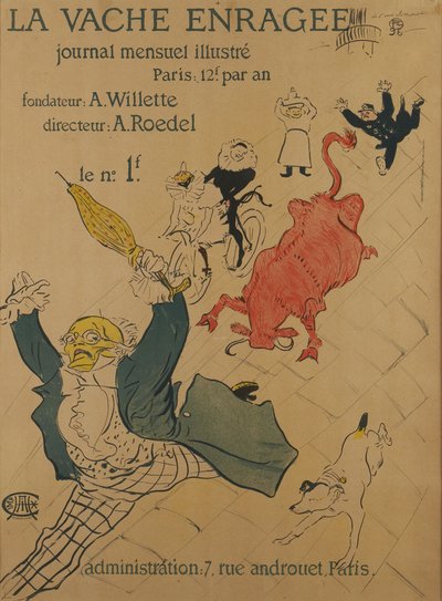 Den galna kon av Henri de Toulouse-Lautrec
