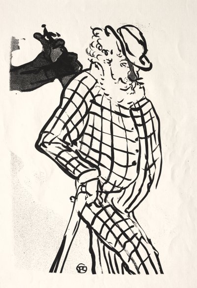 Café-konserten: American Singer av Henri de Toulouse-Lautrec