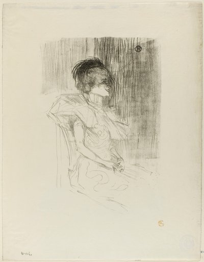Långivaren sitter av Henri de Toulouse-Lautrec