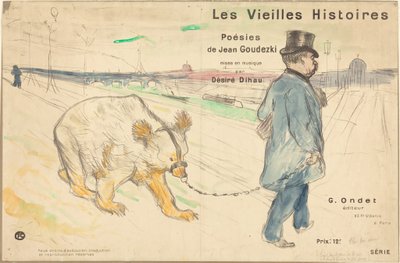 Gamla berättelser (omslag/frontespis) av Henri de Toulouse-Lautrec