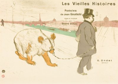 Les Vieilles Histoires, omslag/frontespis av Henri de Toulouse-Lautrec