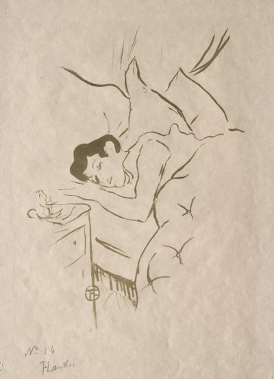 De gamla berättelserna: Din mun av Henri de Toulouse-Lautrec