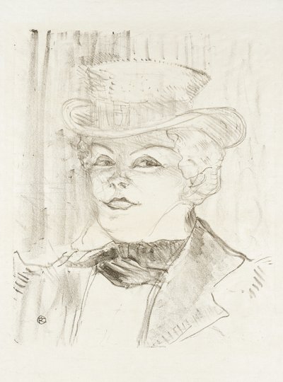 Madame Réjane av Henri de Toulouse-Lautrec