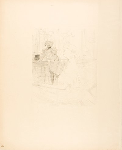 Fröken Leconte av Henri de Toulouse-Lautrec