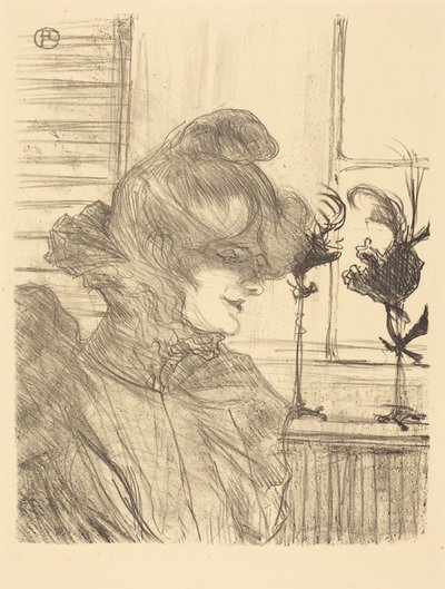Mme. Le Marguoin, modist av Henri de Toulouse-Lautrec