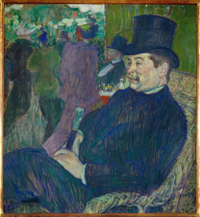 Porträt von M. Delaporte im Garten von Paris von Henri de Toulouse-Lautrec