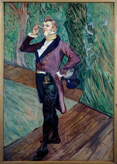 Porträtt av Henry Samary (1865-1902) från Comedie francaise av Henri de Toulouse Lautrec