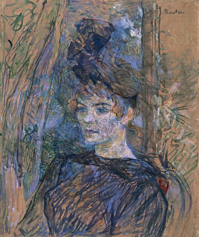 Porträtt av Suzanne Valadon av Henri de Toulouse Lautrec